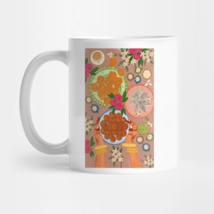 Indian sweets illustration 2 Mug